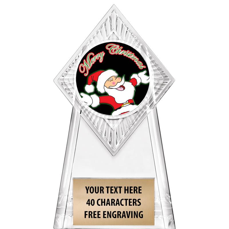 6" PARAGON CLEAR INSERT TROPHY