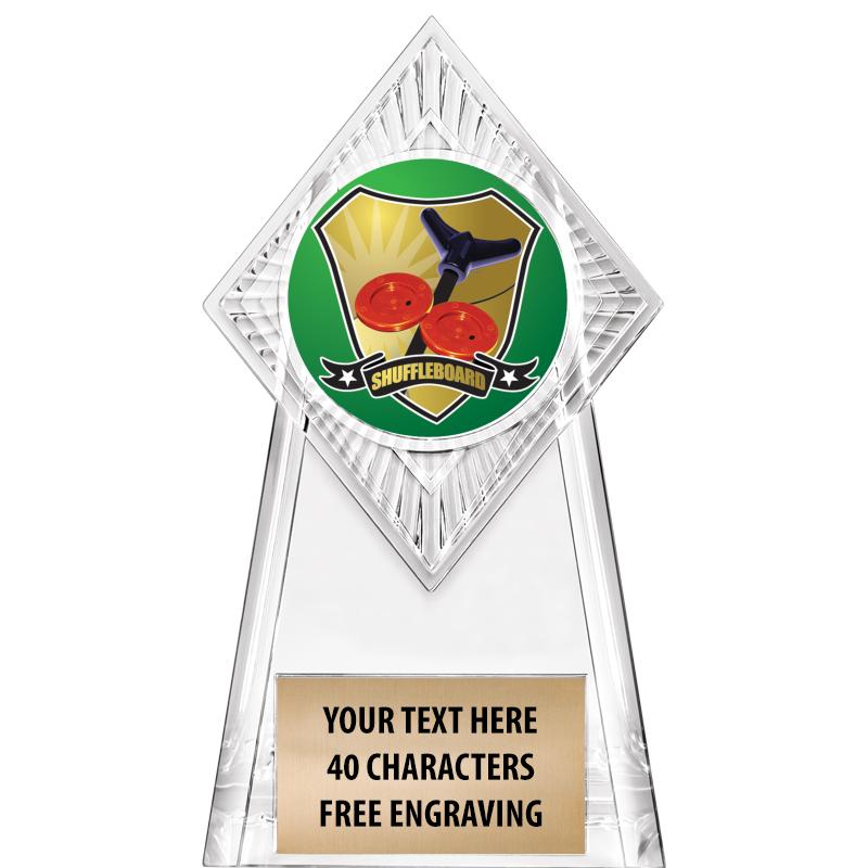 6" PARAGON CLEAR INSERT TROPHY
