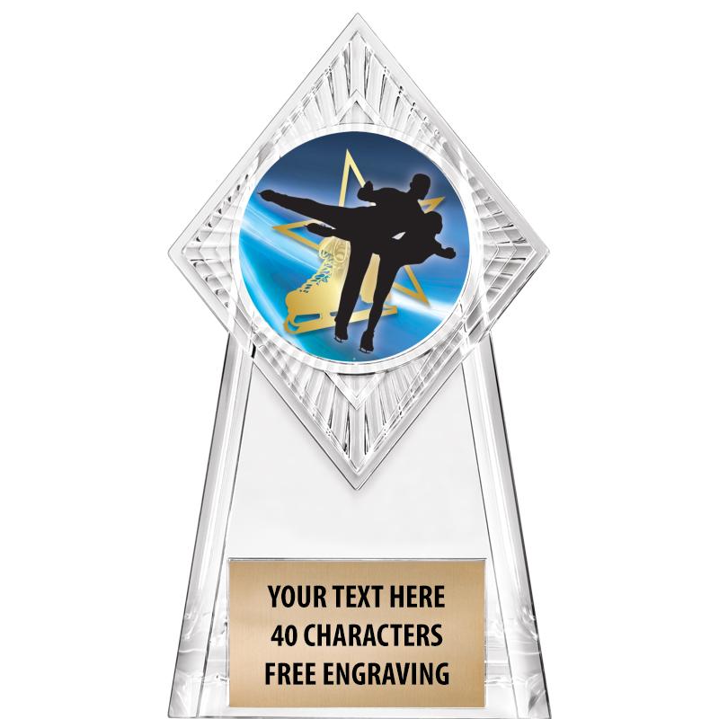 6" PARAGON CLEAR INSERT TROPHY