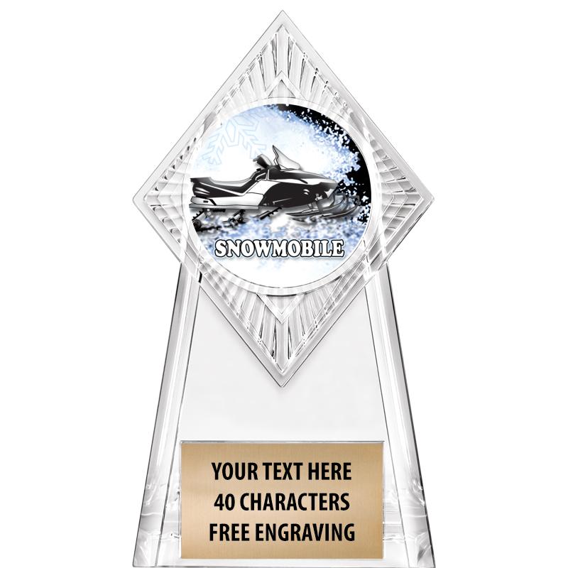 6" PARAGON CLEAR INSERT TROPHY