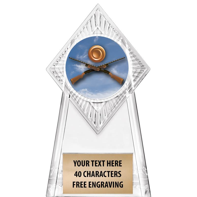 6" PARAGON CLEAR INSERT TROPHY