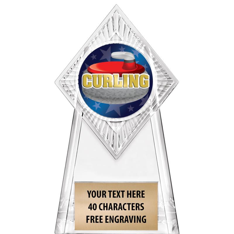 6" PARAGON CLEAR INSERT TROPHY