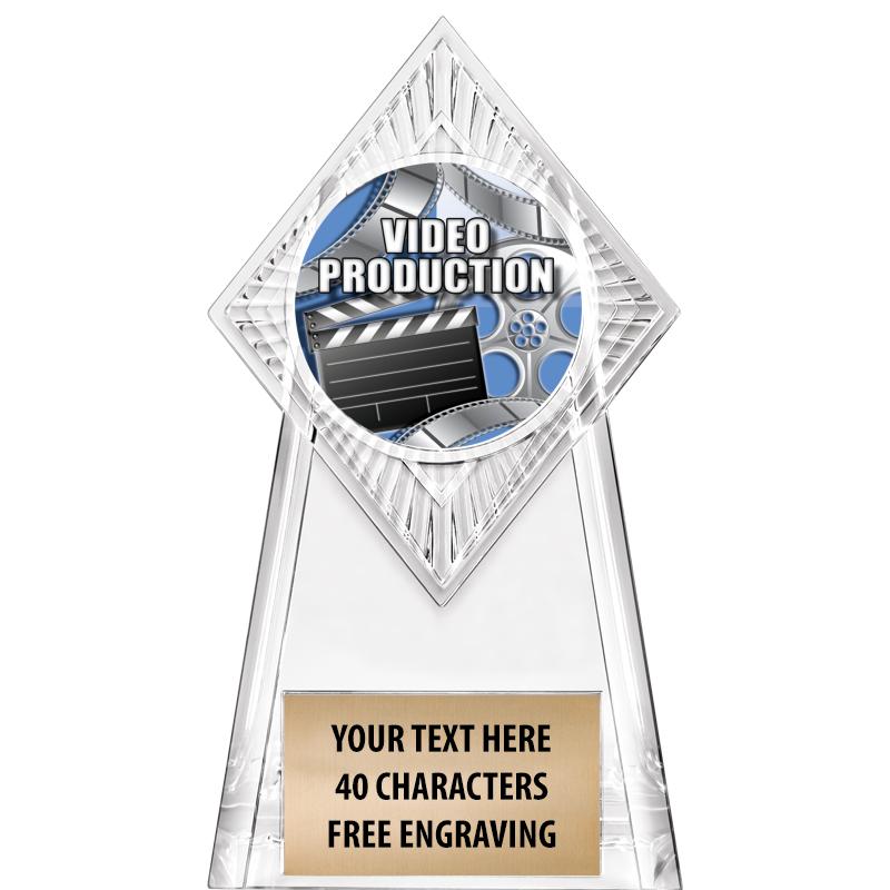 6" PARAGON CLEAR INSERT TROPHY