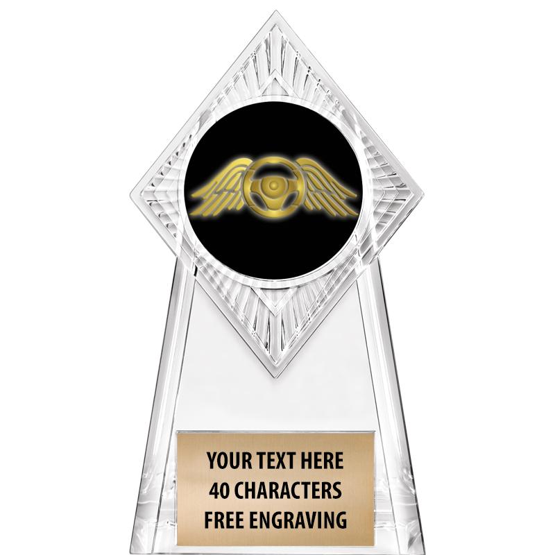 6" PARAGON CLEAR INSERT TROPHY