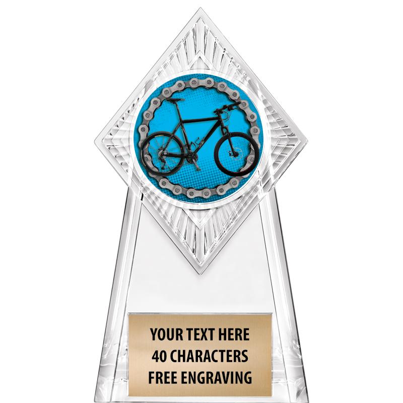 6" PARAGON CLEAR INSERT TROPHY