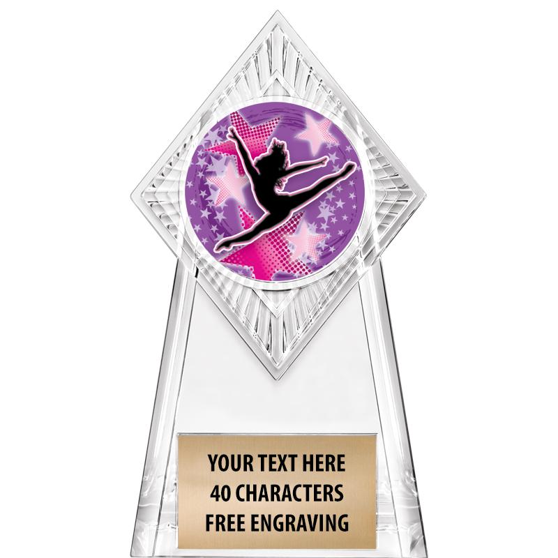 6" PARAGON CLEAR INSERT TROPHY