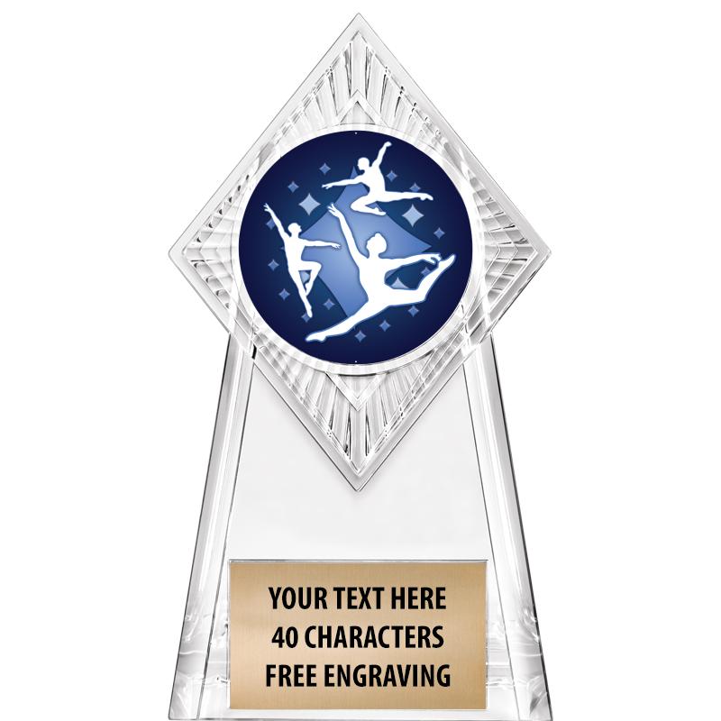 6" PARAGON CLEAR INSERT TROPHY