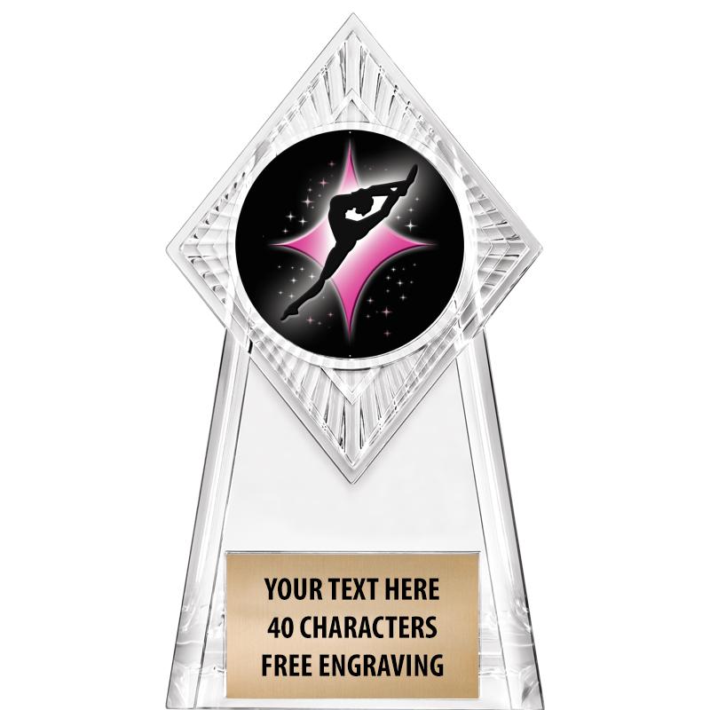 6" PARAGON CLEAR INSERT TROPHY