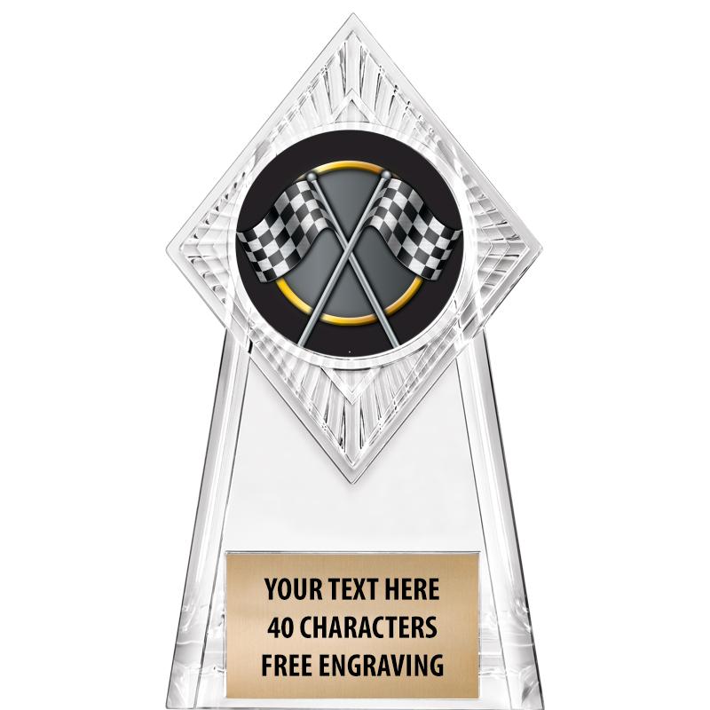 6" PARAGON CLEAR INSERT TROPHY