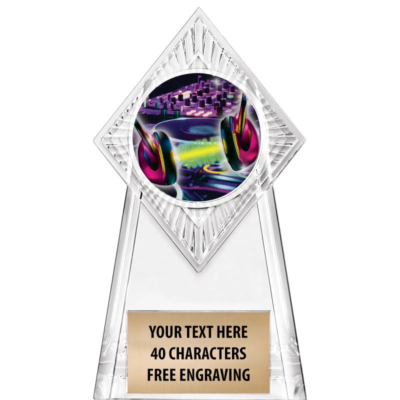 6" PARAGON CLEAR INSERT TROPHY