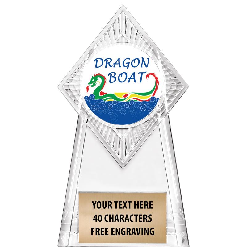 6" PARAGON CLEAR INSERT TROPHY