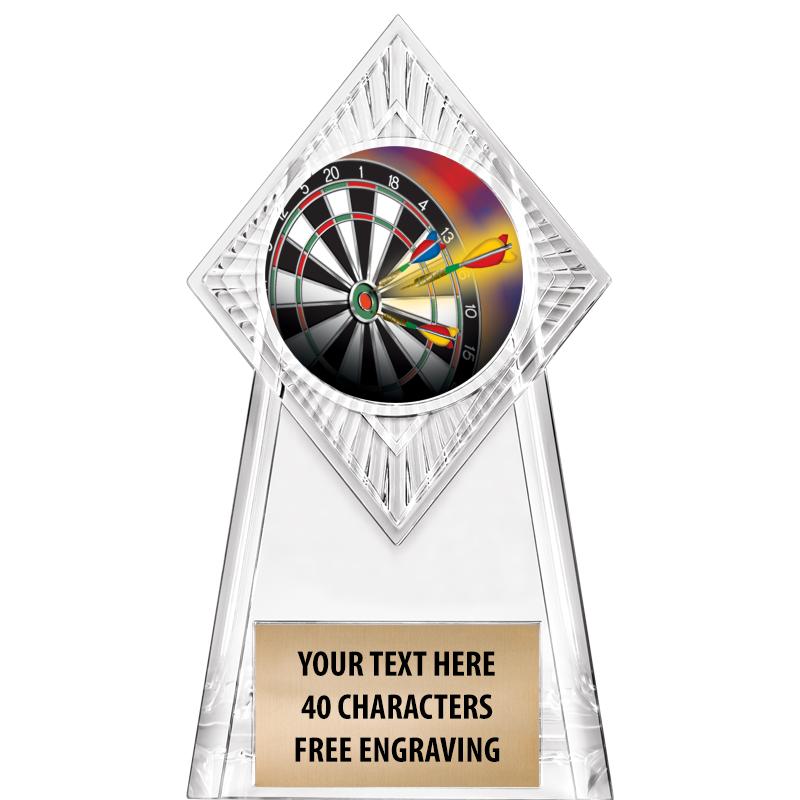 6" PARAGON CLEAR INSERT TROPHY