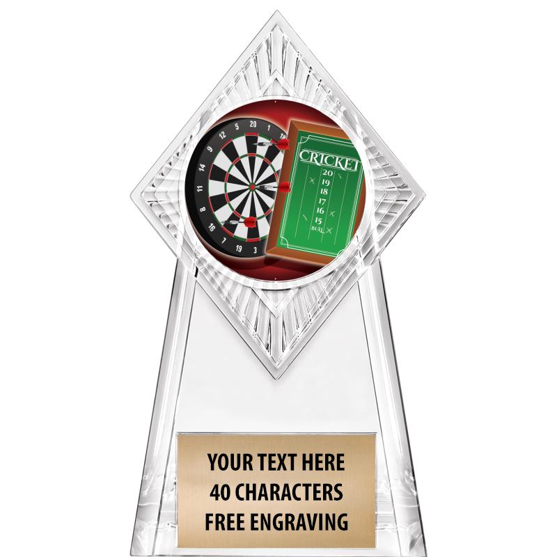 6" PARAGON CLEAR INSERT TROPHY