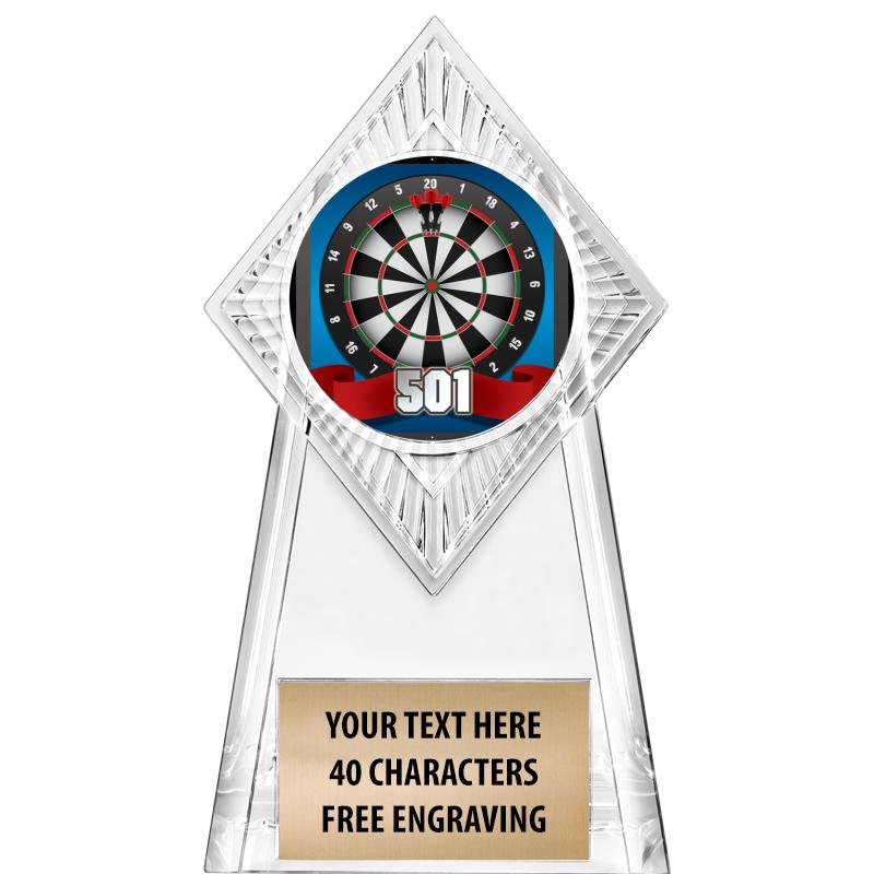 6" PARAGON CLEAR INSERT TROPHY