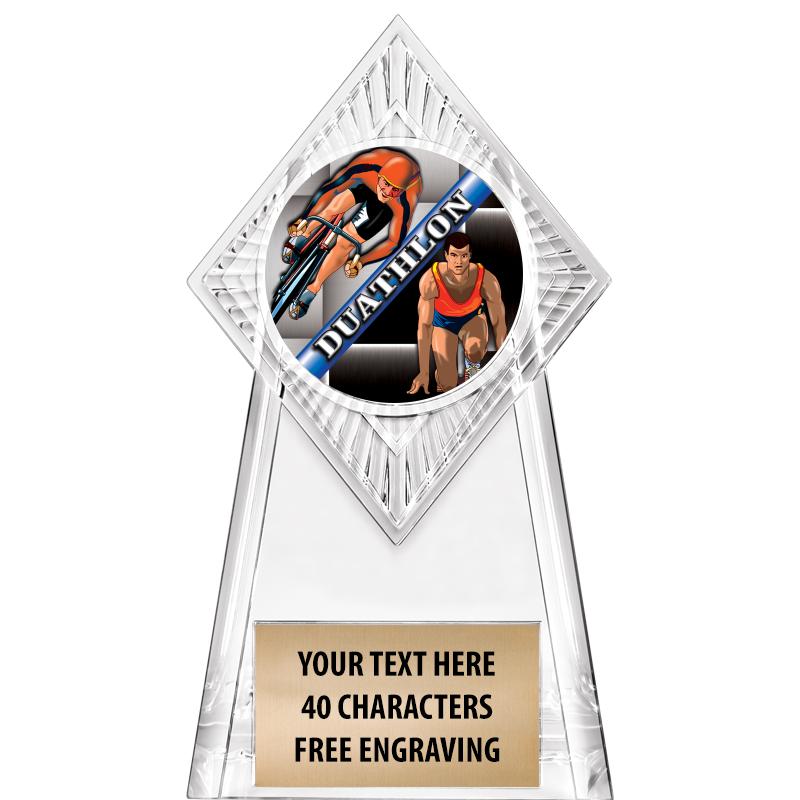 6" PARAGON CLEAR INSERT TROPHY