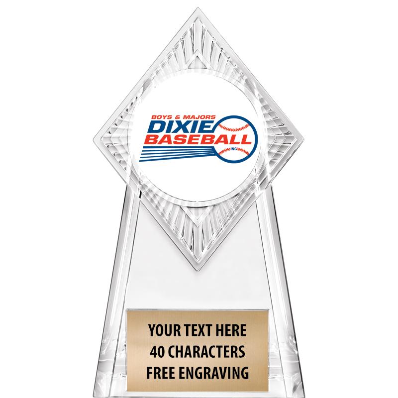 6" PARAGON CLEAR INSERT TROPHY