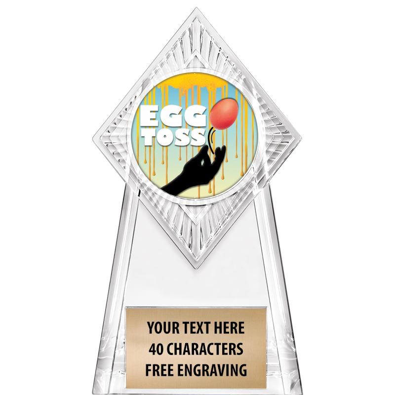 6" PARAGON CLEAR INSERT TROPHY
