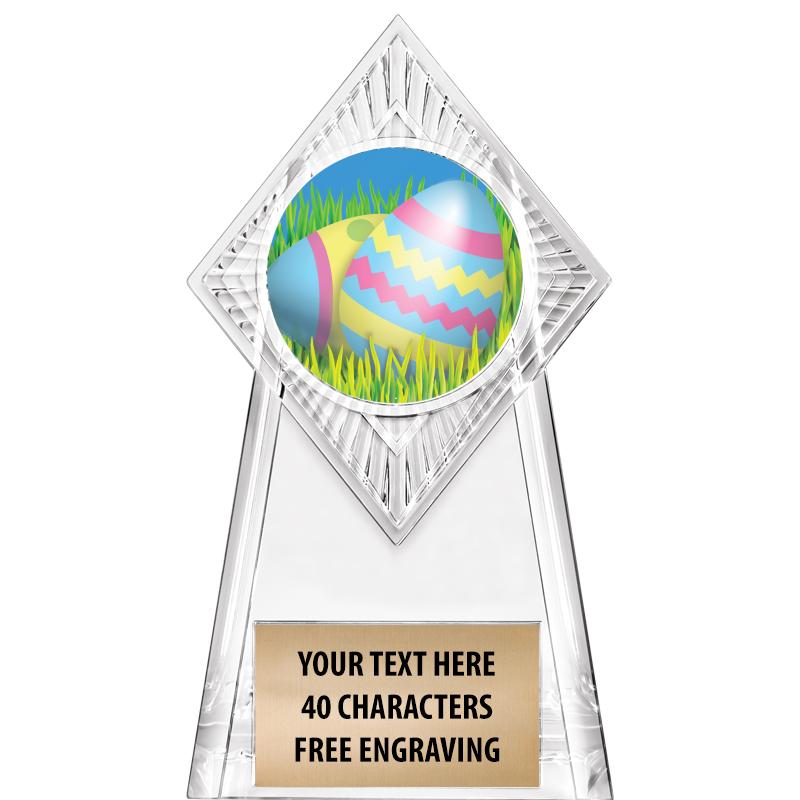 6" PARAGON CLEAR INSERT TROPHY