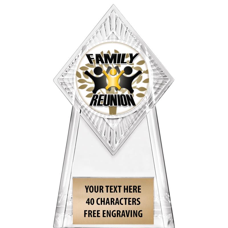 6" PARAGON CLEAR INSERT TROPHY