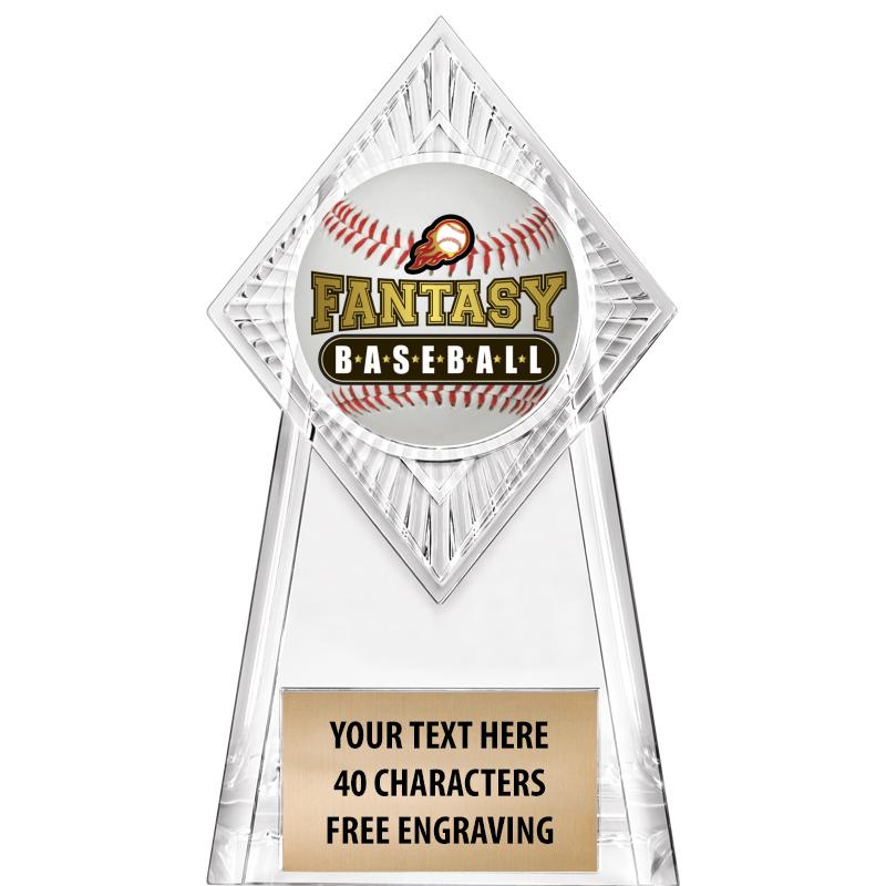 6" PARAGON CLEAR INSERT TROPHY