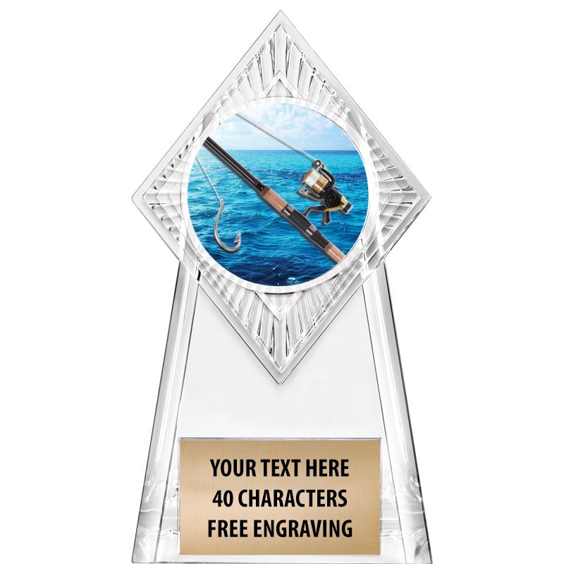 6" PARAGON CLEAR INSERT TROPHY