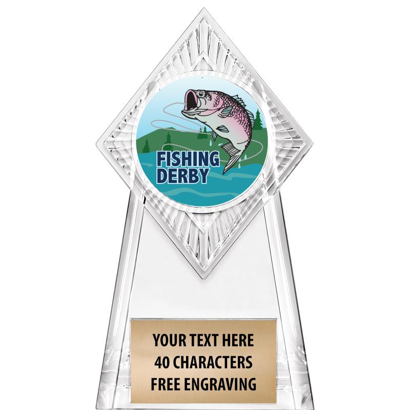 6" PARAGON CLEAR INSERT TROPHY