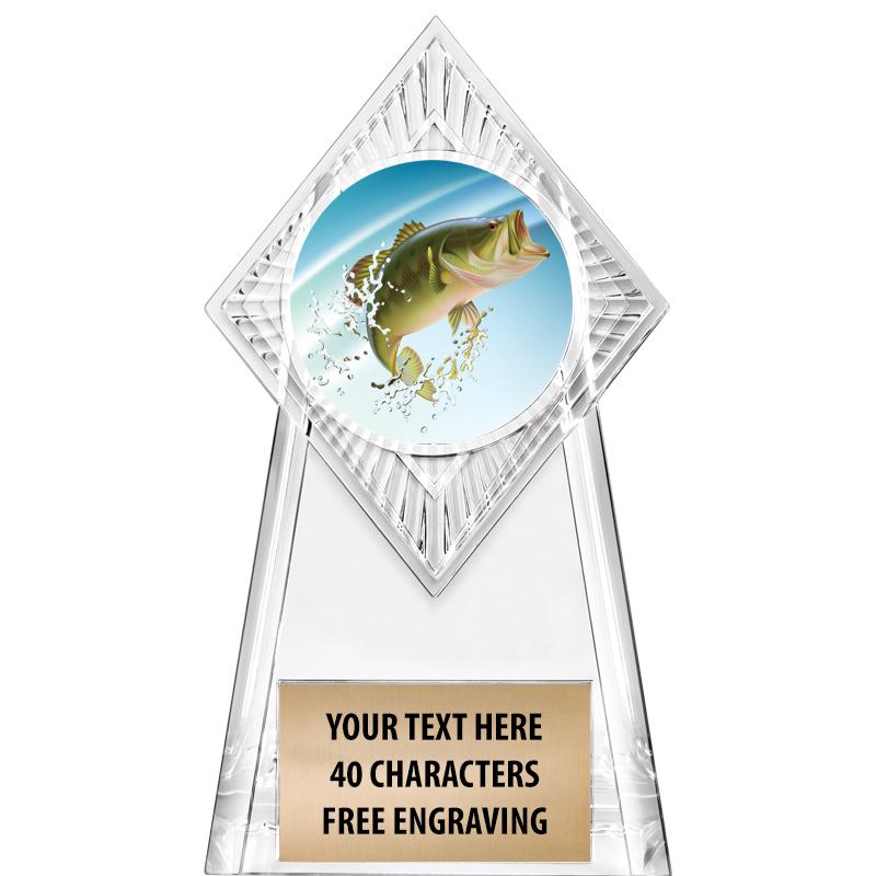 6" PARAGON CLEAR INSERT TROPHY