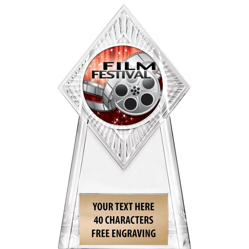 6" PARAGON CLEAR INSERT TROPHY