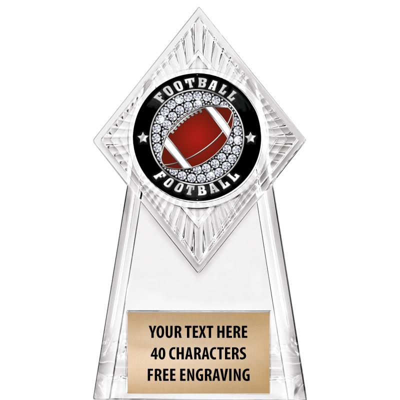 6" PARAGON CLEAR INSERT TROPHY