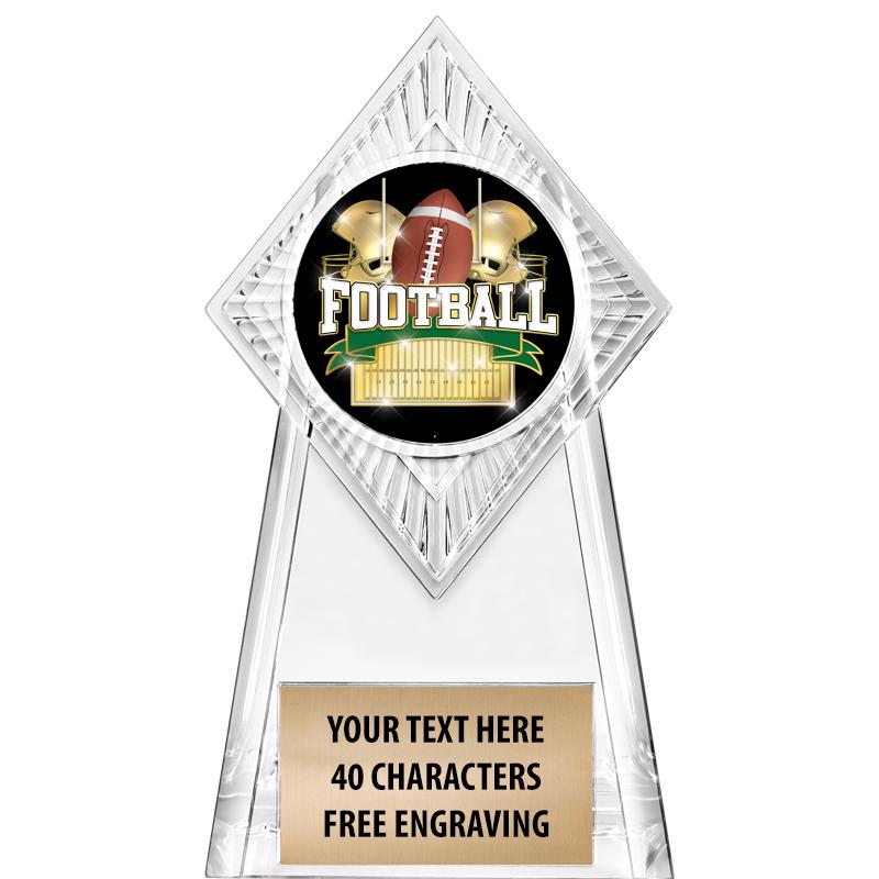 6" PARAGON CLEAR INSERT TROPHY