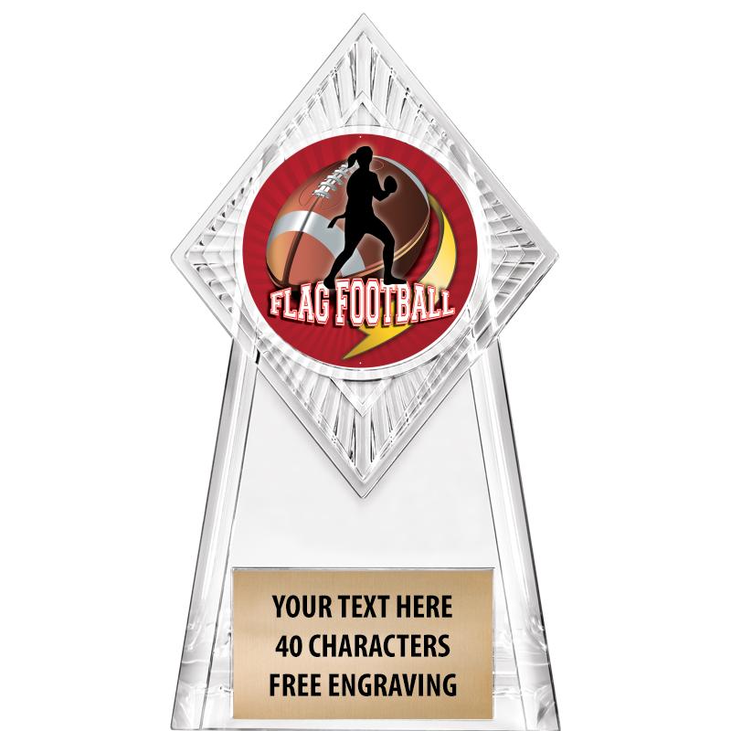 6" PARAGON CLEAR INSERT TROPHY