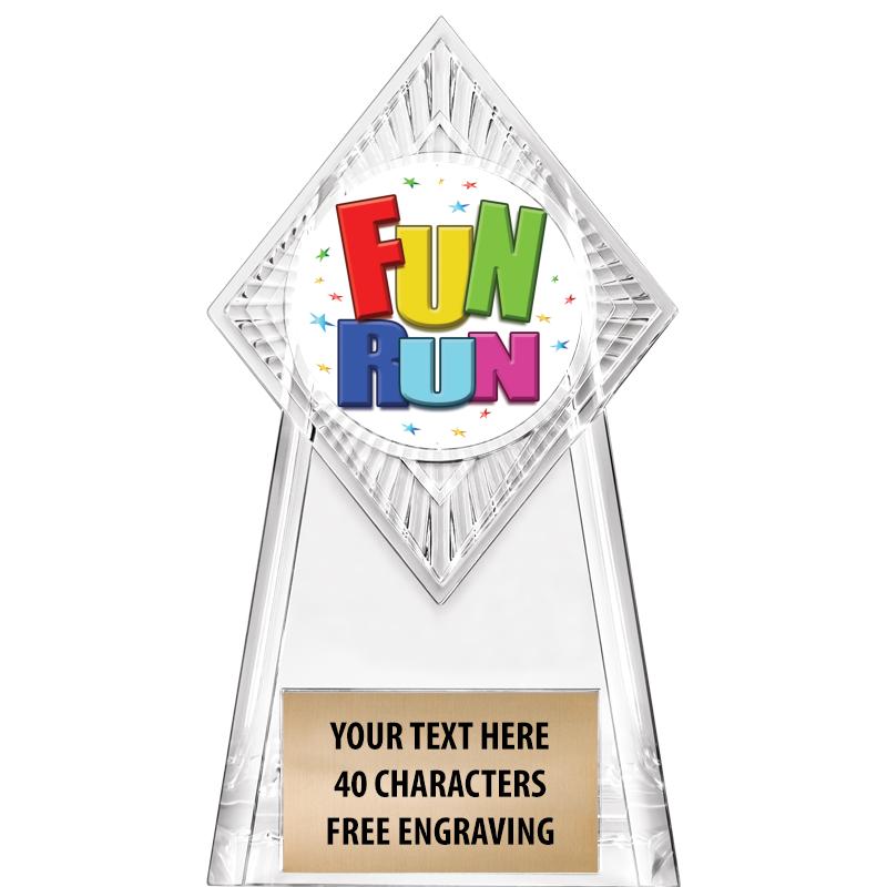 6" PARAGON CLEAR INSERT TROPHY