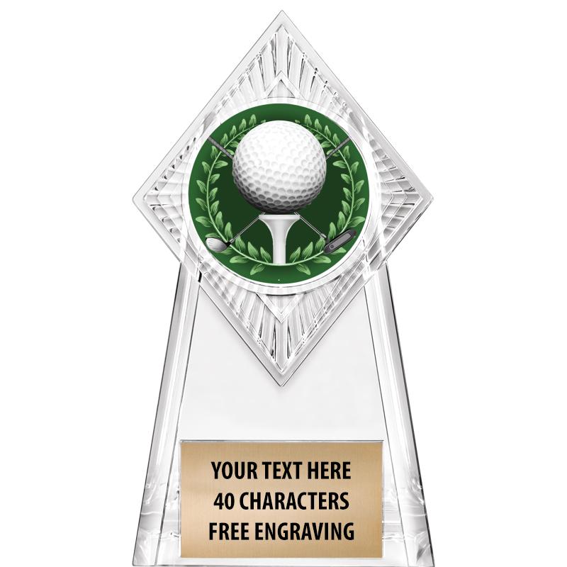 6" PARAGON CLEAR INSERT TROPHY