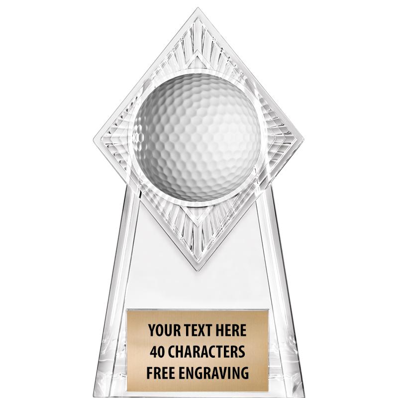 6" PARAGON CLEAR INSERT TROPHY