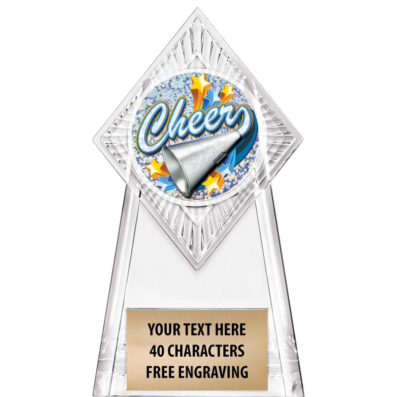 6" PARAGON CLEAR INSERT TROPHY