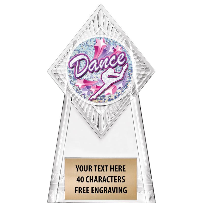 6" PARAGON CLEAR INSERT TROPHY