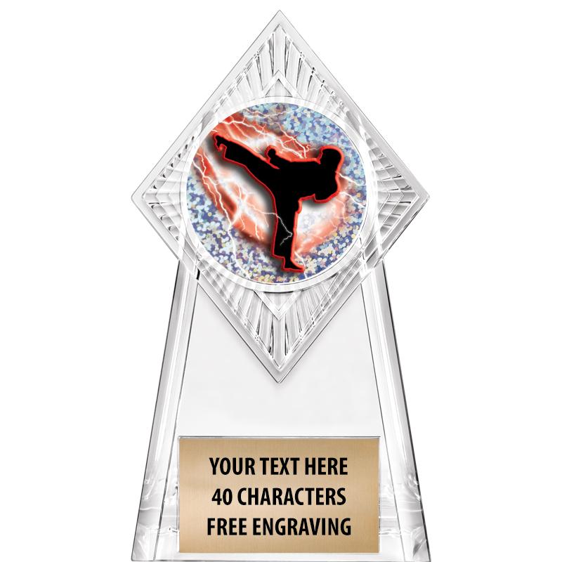 6" PARAGON CLEAR INSERT TROPHY