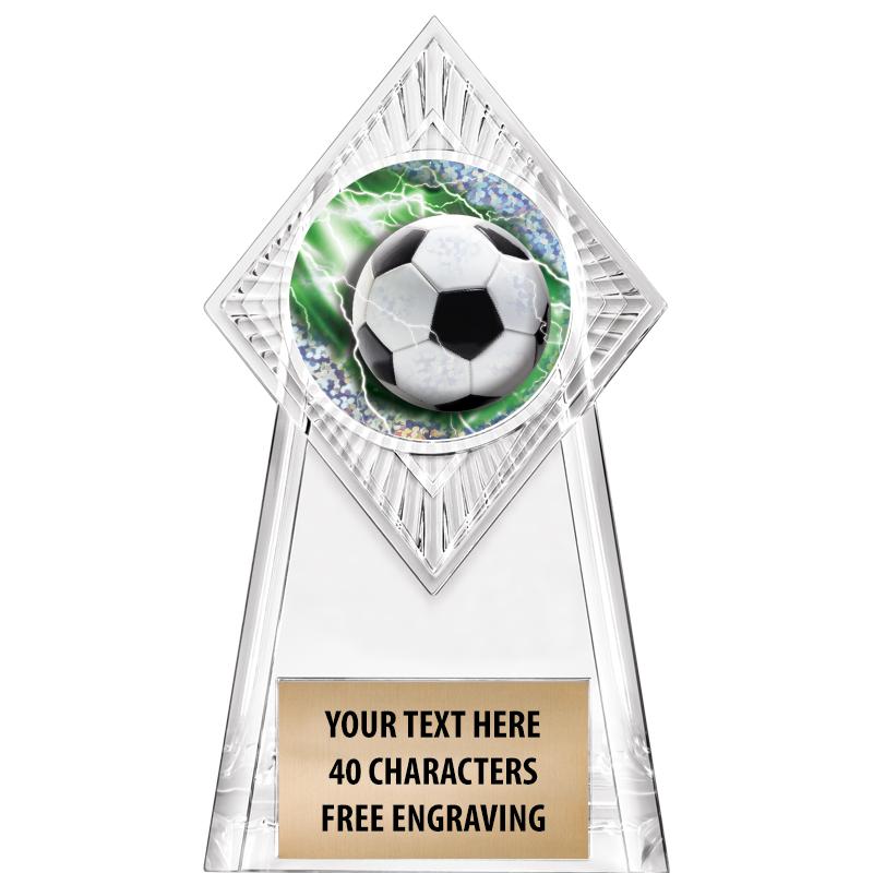 6" PARAGON CLEAR INSERT TROPHY