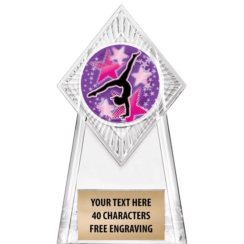 6" PARAGON CLEAR INSERT TROPHY