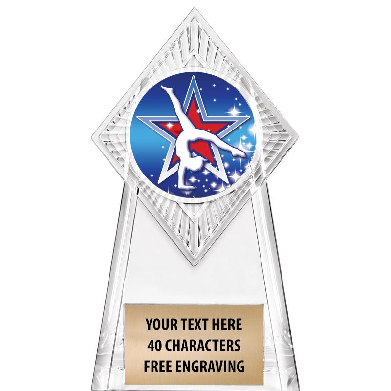 6" PARAGON CLEAR INSERT TROPHY