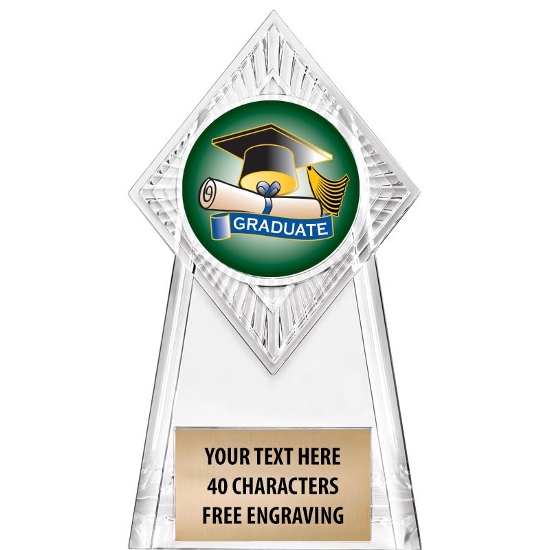 6" PARAGON CLEAR INSERT TROPHY