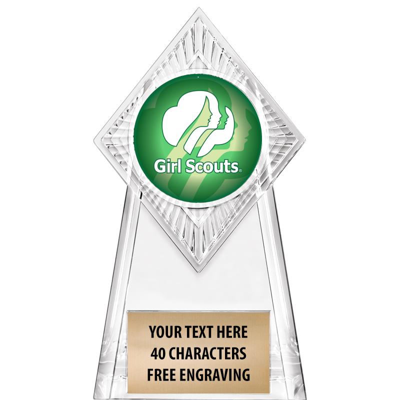 6" PARAGON CLEAR INSERT TROPHY