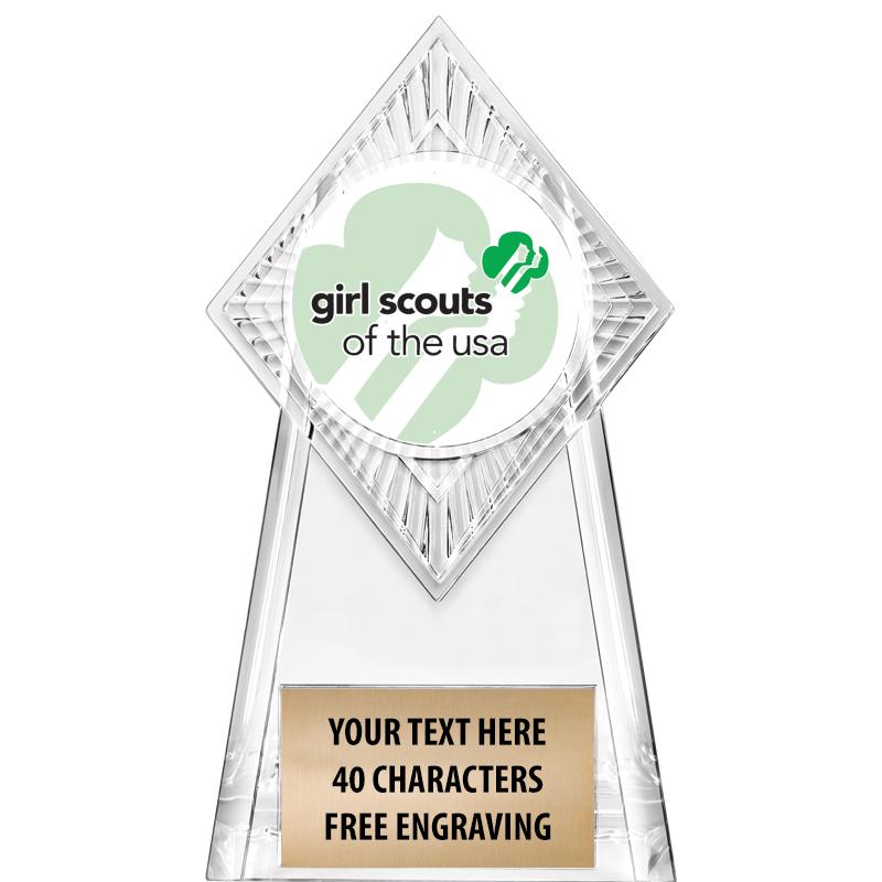 6" PARAGON CLEAR INSERT TROPHY