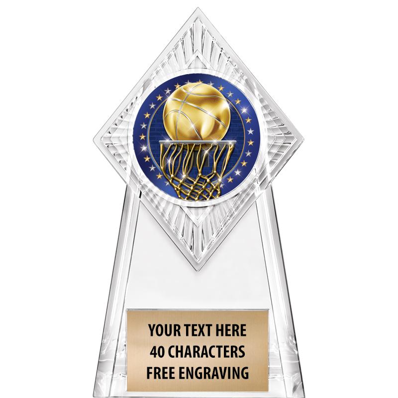 6" PARAGON CLEAR INSERT TROPHY