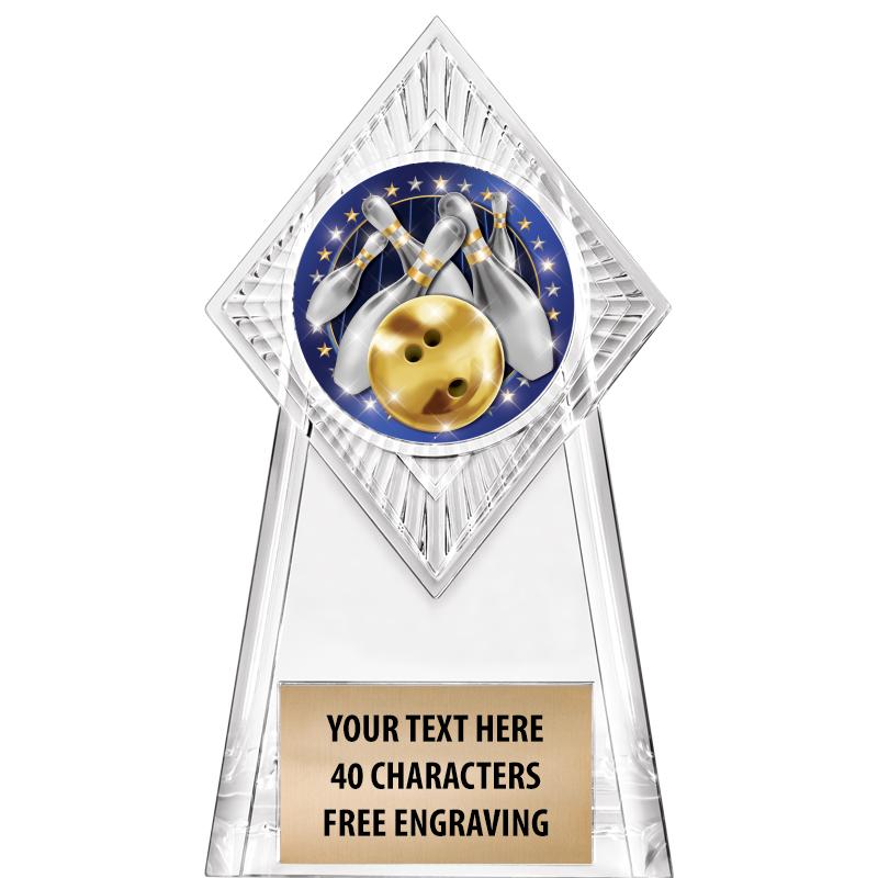 6" PARAGON CLEAR INSERT TROPHY