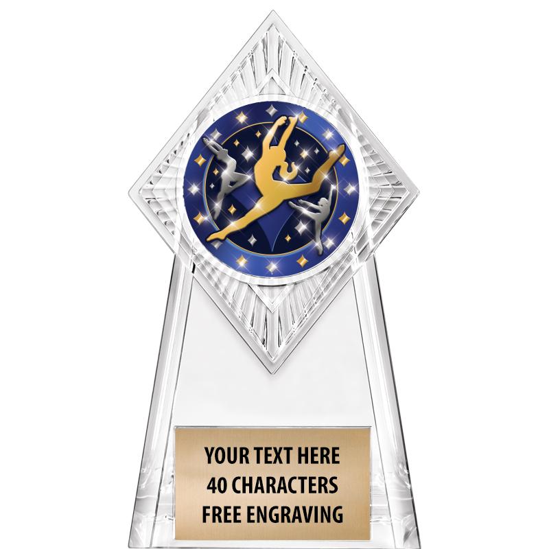 6" PARAGON CLEAR INSERT TROPHY