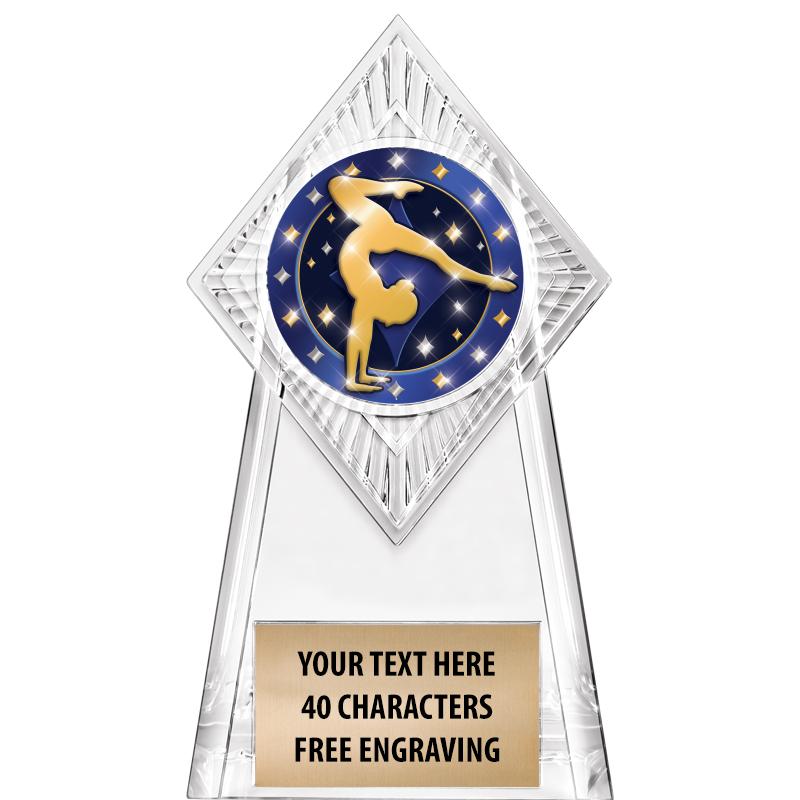 6" PARAGON CLEAR INSERT TROPHY