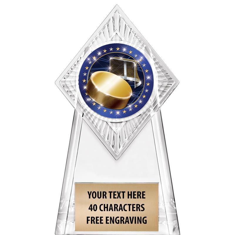 6" PARAGON CLEAR INSERT TROPHY