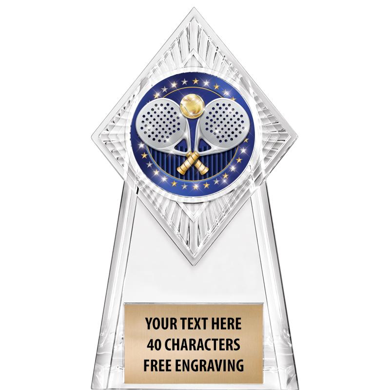 6" PARAGON CLEAR INSERT TROPHY