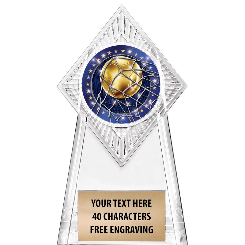 6" PARAGON CLEAR INSERT TROPHY